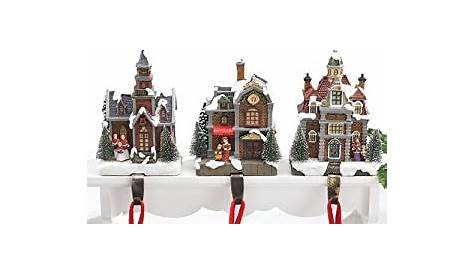 Christmas Village Stocking Holder