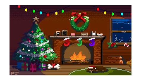 Christmas Wallpaper Gif Pixel