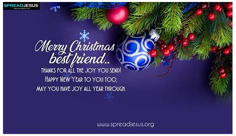Christmas Wishes For A Friend