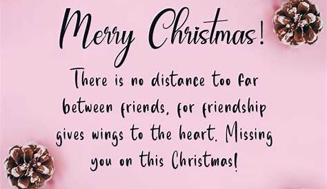 Christmas Wishes For Friends Far Away