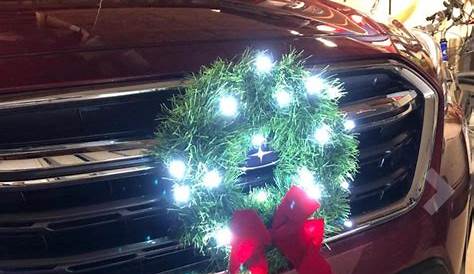 Christmas Wreath for Car Truck or SUV 2021 Premium Prelit Etsy UK