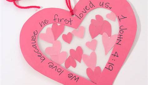 Church Preschool Crafts For Valentines Day Christian Valentine Craft Kids Sun School
