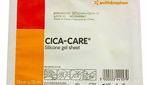 Cica Care Silicone Gel Sheets 5 x 6 Scar Treatment Smith & Nephew