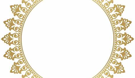 Golden Border PNG - Download For Photo, Pictures Frame - Free