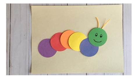 Circle Caterpillar Craft Paper For Kids Easy Peasy And Fun