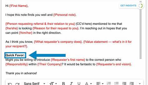 Circling Back Email Template
