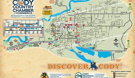 Cody Wyoming Street Map 5615760
