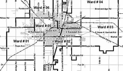 City Of Enid Ward Map