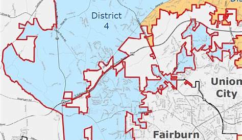 City Of South Fulton Ga Map