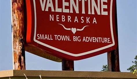 Map of Valentine city, Nebraska