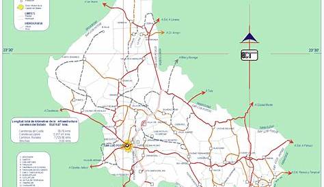 Mapa de san luis potosi con nombres y division politica - Imagui