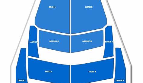 San Diego Civic Theatre Seating Chart