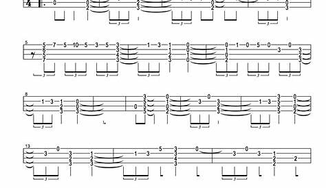 Debussys Clair De Lune For Solo Bass Guitar Music Sheet Download