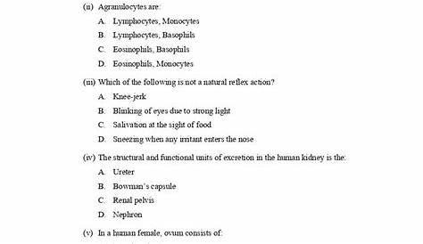 class 10 biology life processes important questions