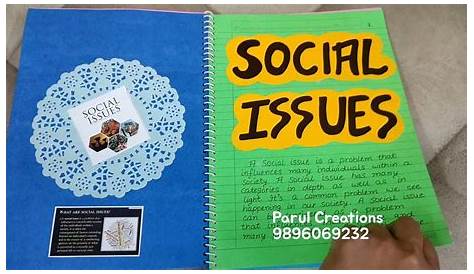 20 pages Project file on "Social issues" Class 10th Sst - YouTube