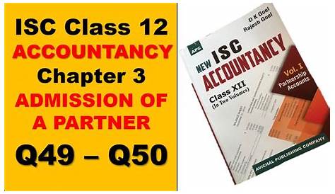 Dissolution accounts Class 12 Isc - Accountancy - Dissolution of