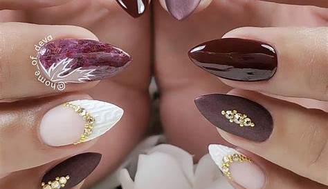 Classy Short Autumn Nails 22 Stunning Fall Nail Ideas For 2020 Copper