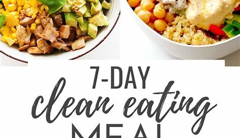 Clean Food Crush Diet Plan 7day Eating Challenge & Meal 3 Beauty