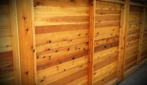 Clear Coat Cedar Fence Privacy In Alternating Pickets Aka The Company