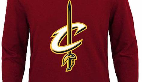 Cleveland Cavaliers Adidas Wine Huge Preferred Logo Long Sleeve T Shirt