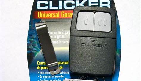 Clicker Door Opener Manual