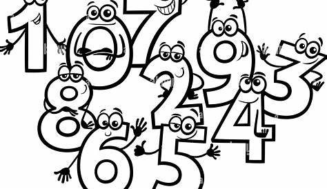 15+ Number Clipart Black And White | ClipartLook