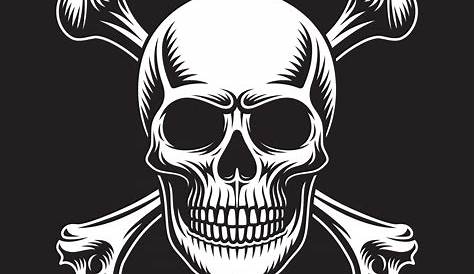 Vector illustration of a skull and crossbones - Download Free Vectors