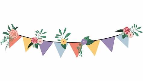 Flower Garland Drawing | Free download on ClipArtMag