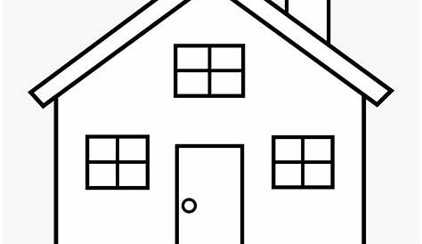 House black and white clip art house outline black and white clipart