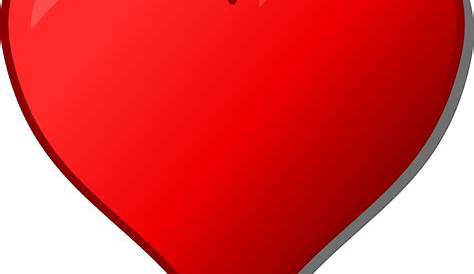 Red Glossy Heart Clip Art at Clker.com - vector clip art online