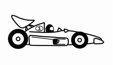 1660x868 Race Car Outline Clipart | Race cars, Racing car images