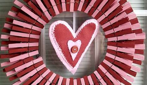 Clothespin Valentine Craft