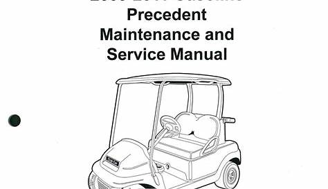 Club Car Precedent Parts Manual