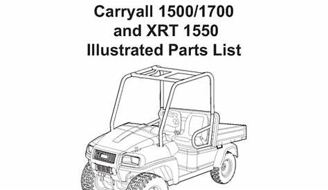Club Car Xrt 1550 Parts Manual