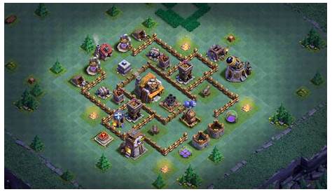 Coc Bauarbeiterbasis Lvl 5 کلش اف کلنز روستای جدید به نامه پایگاه سازنده... YouTube