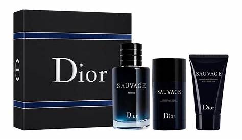Coffret Parfum Homme Dior Sauvage Cadeau De Christian En 110 ML Pour