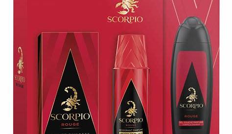 Coffret Scorpio Rouge SCORPIO 2 Produits Eau De Toilette Flacon