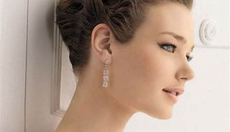 Coiffure Fille Mariage Cheveux Court s Sans Extensions Pour Le