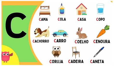 Diferentes palavras para a letra c | Vetor Grátis