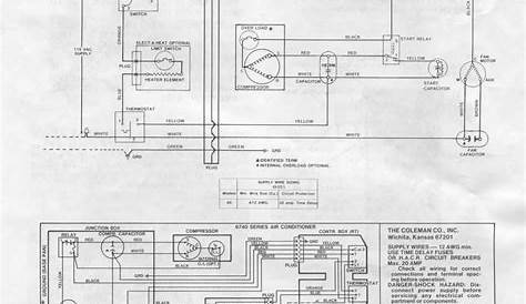 Coleman Mach 3 Air Conditioner Wiring Diagram