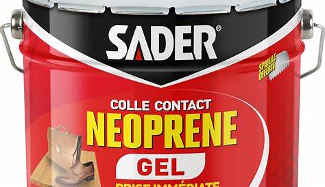 Colle Sader Neoprene Néoprène Contact Gel Seau 2,5 L De