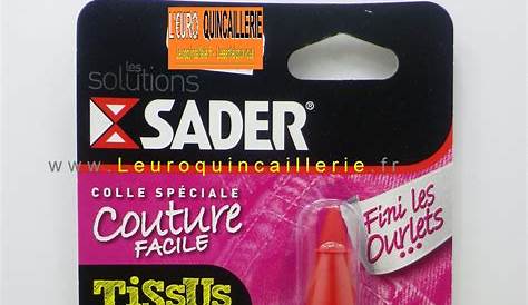 Colle Sader Tissu Spéciale Couture Facile SADER, 40 Ml, Lot De 8