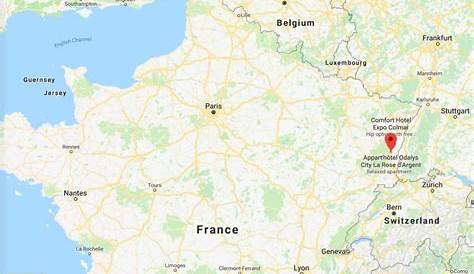 Colmar France Map