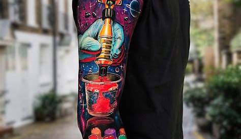 Colorful Tattoo Art Sleeve