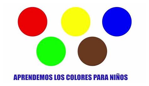 Manualidad para niños de 2 a 3 años - Aprender los colores - Fila España