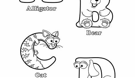 animal alphabet coloring pages (Updated 2023)