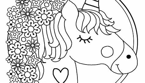 Coloring Pages Unicorns Printable