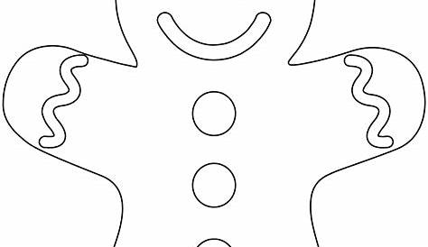 Gingerbread Man Story Coloring Pages at Free