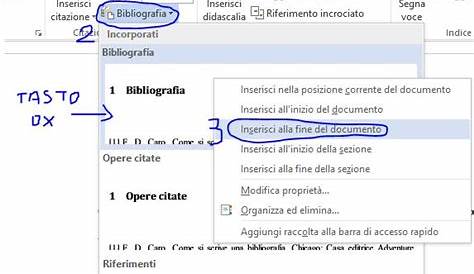 Creare una bibliografia, citazioni e riferimenti - Supporto tecnico