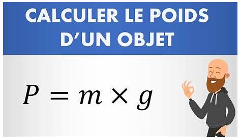 37+ comment calculer la masse d'un objet - AntoonRomeu